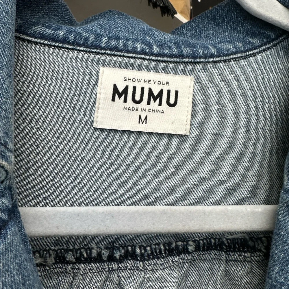 Show Me Your MuMu Outlaw Denim Dress - Picture 4 of 7